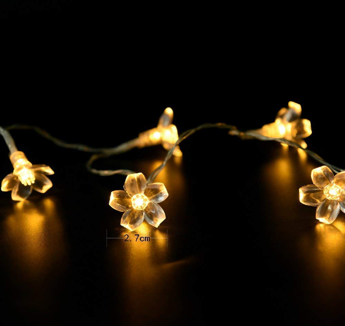 Blossom Silicone Flower Fairy String Lights