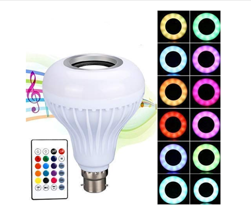 LED Music Smart Bulb with Bluetooth Speaker