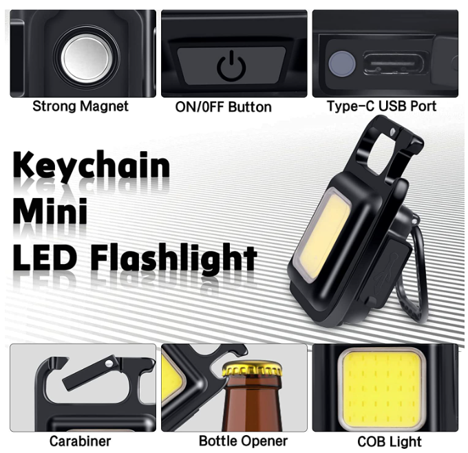 LED Keychain Flashlight