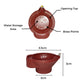 LED Brown Diya With Water Sensor (Pack of 4)