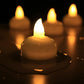 Warm Yellow LED Tea Light Candles (Pack of 6)