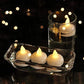 Warm Yellow LED Tea Light Candles (Pack of 6)