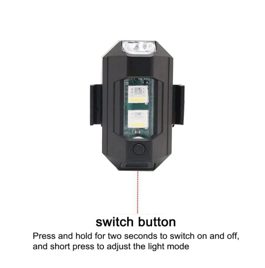 Multicolor Strobe Lights With USB Charging