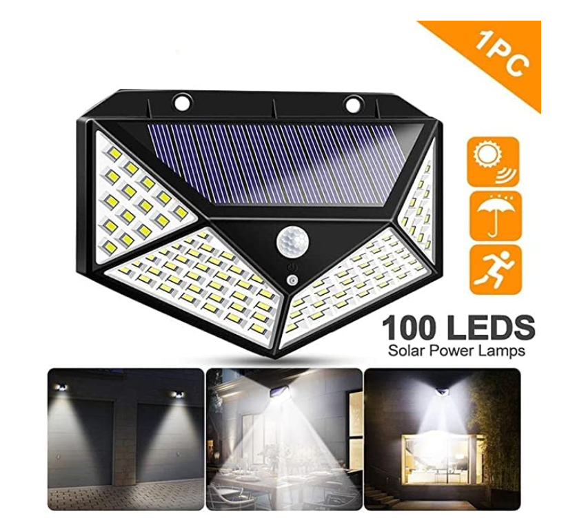 100 LED Solar Automatic Sensor Intelligent Light