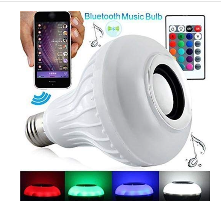 LED Music Smart Bulb with Bluetooth Speaker
