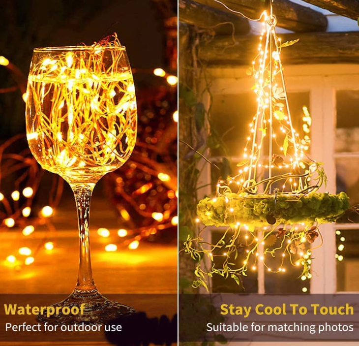 Copper Wire Fairy LED String Lights