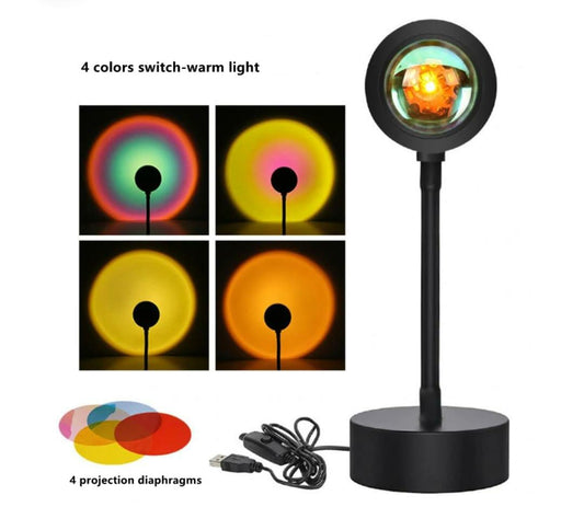 4-in-1 LED Sunset Lamp