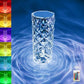LED Crystal Table Lamp with Remote