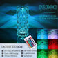 LED Crystal Table Lamp with Remote
